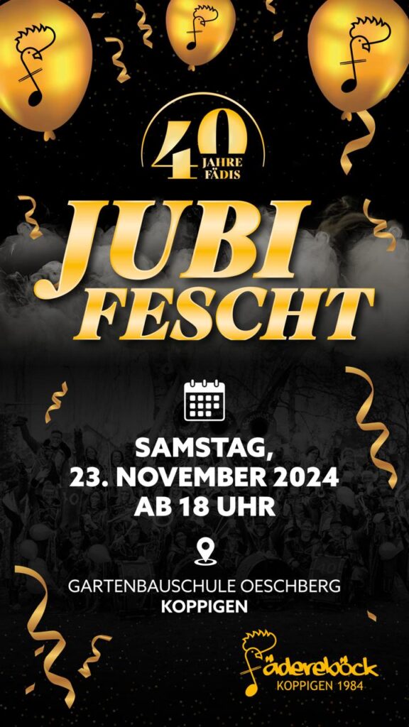 Flyer Jubifescht vom 23.11.2024